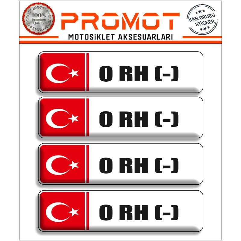 KAN GRUBU 3D STİCKER 4'LÜ SET 016