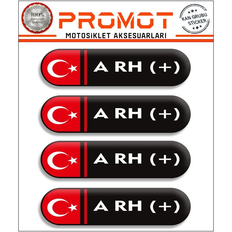KAN GRUBU 3D STİCKER 4'LÜ SET 017