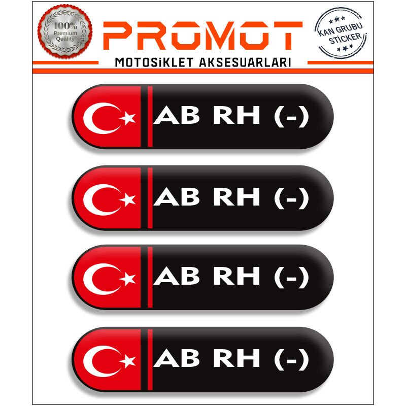 KAN GRUBU 3D STİCKER 4'LÜ SET 021