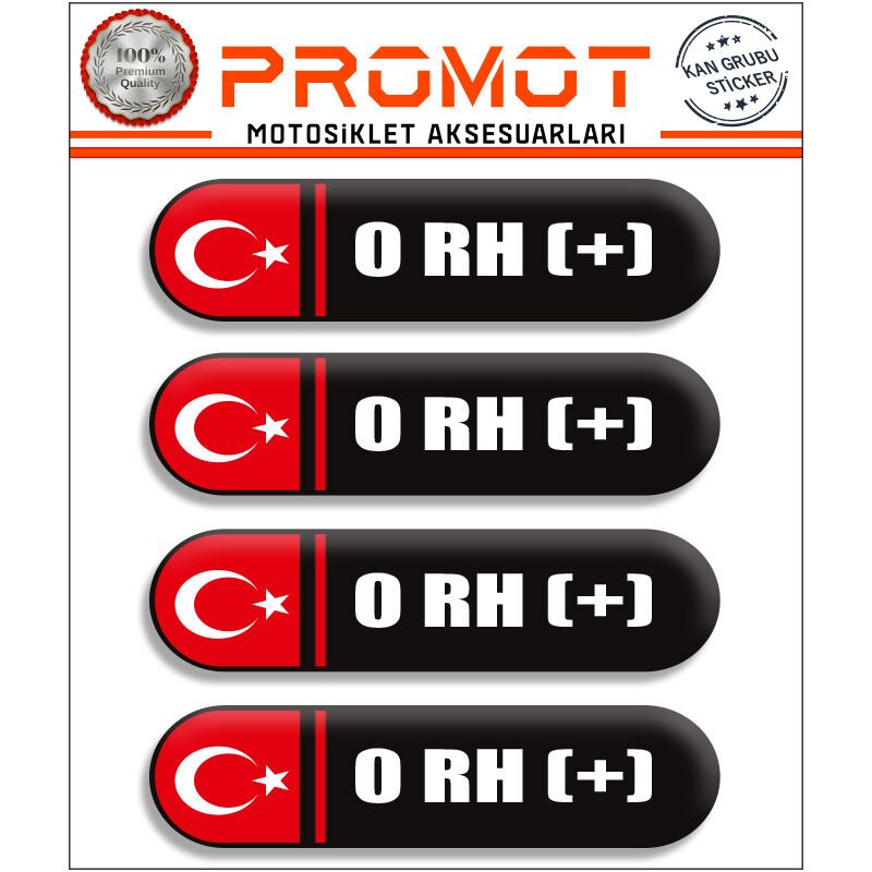 KAN GRUBU 3D STİCKER 4'LÜ SET 023