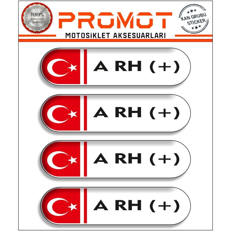 KAN GRUBU 3D STİCKER 4'LÜ SET 025