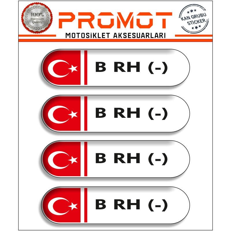KAN GRUBU 3D STİCKER 4'LÜ SET 028
