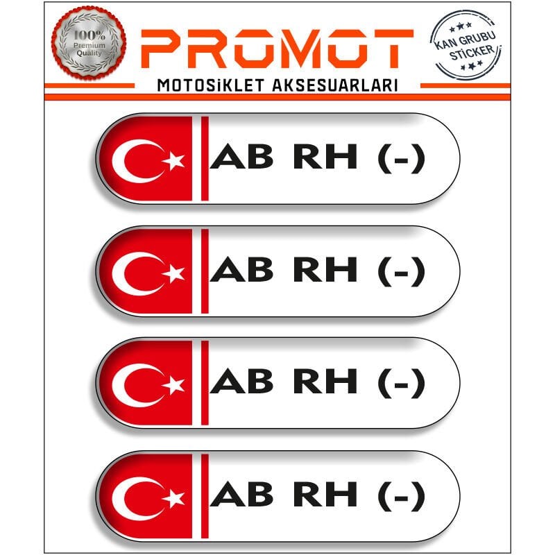 KAN GRUBU 3D STİCKER 4'LÜ SET 030