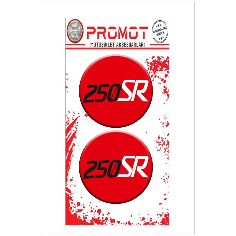 250SR UYUMLU DAMLA LOGO STİCKER