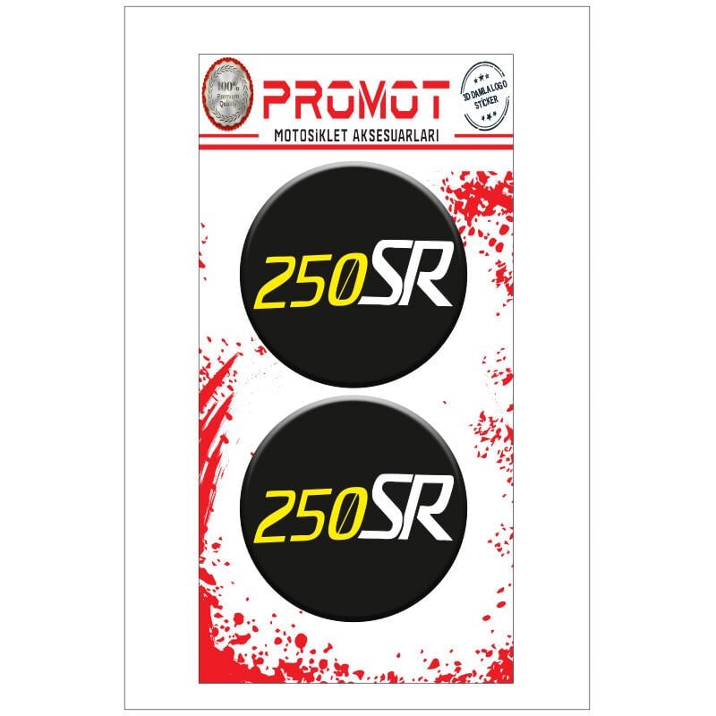 250SR UYUMLU DAMLA LOGO STİCKER