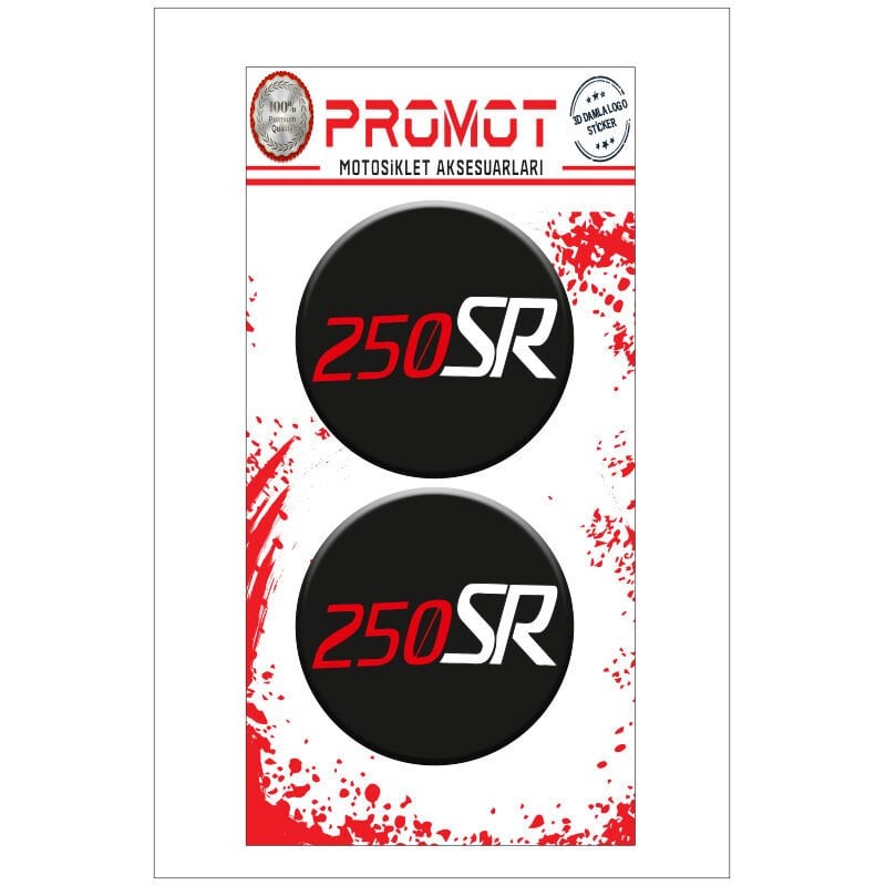 250SR UYUMLU DAMLA LOGO STİCKER