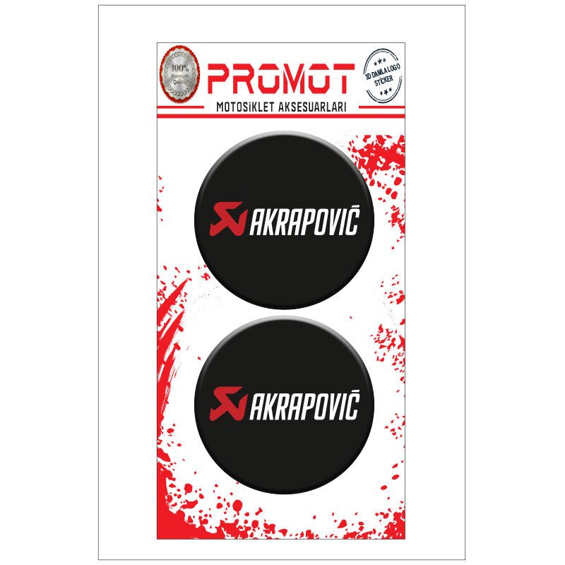 AKRAPOVIC DAMLA LOGO STİCKER