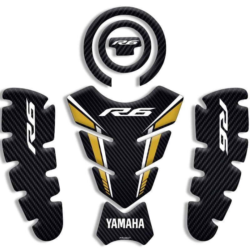 YAMAHA R6 UYUMLU TANK PAD SET