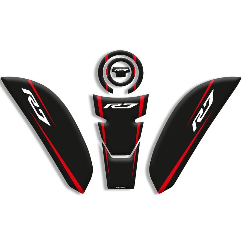 YAMAHA R7 UYUMLU TANK PAD SET