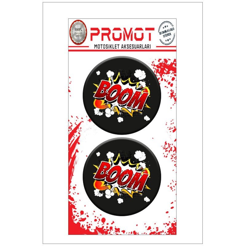 UNIVERSAL BOOM DAMLA LOGO STİCKER