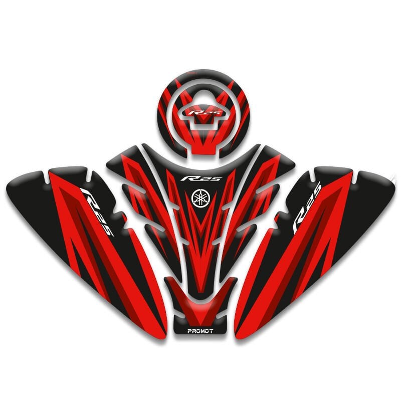 YAMAHA R25 UYUMLU TANK PAD SET (2019-2026)
