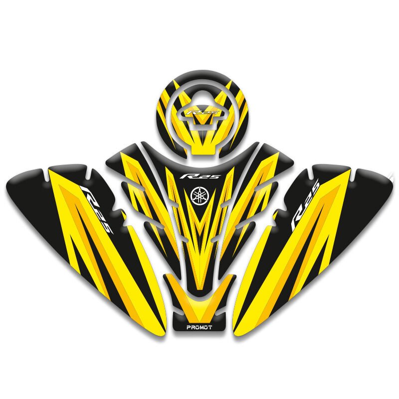 YAMAHA R25 UYUMLU TANK PAD SET (2019-2026)