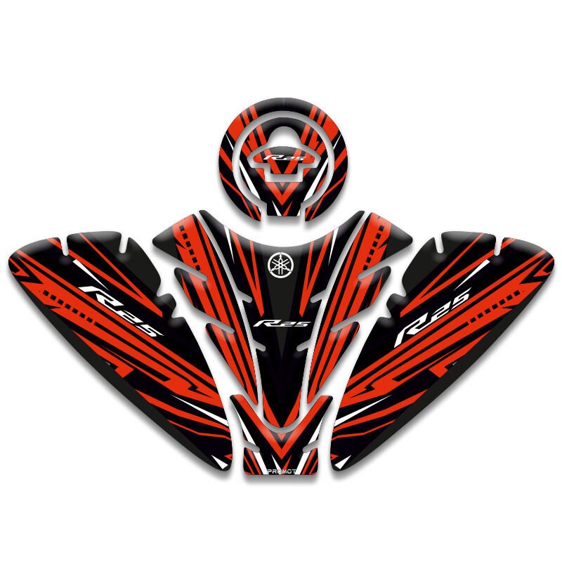 YAMAHA R25 UYUMLU TANK PAD SET (2019-2026)