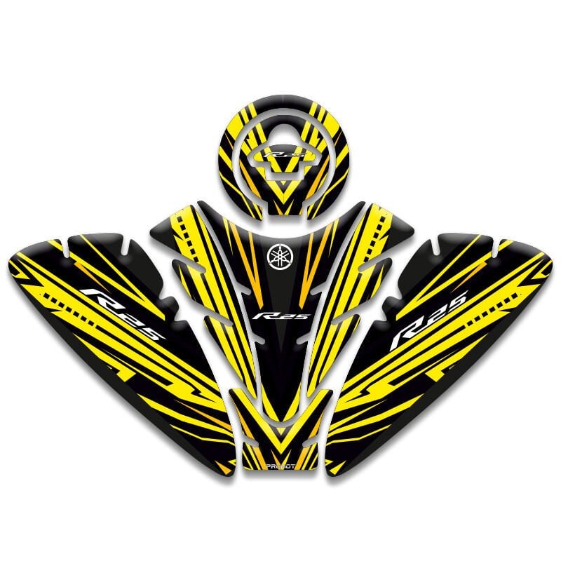 YAMAHA R25 UYUMLU TANK PAD SET (2019-2026)