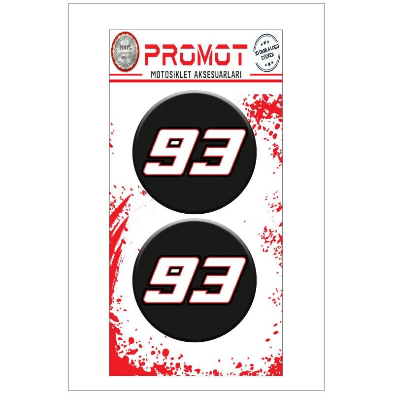 93 DAMLA LOGO STİCKER