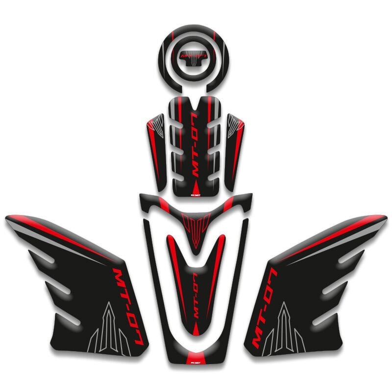 YAMAHA MT 07 UYUMLU TANK PAD SET (2021-2024)