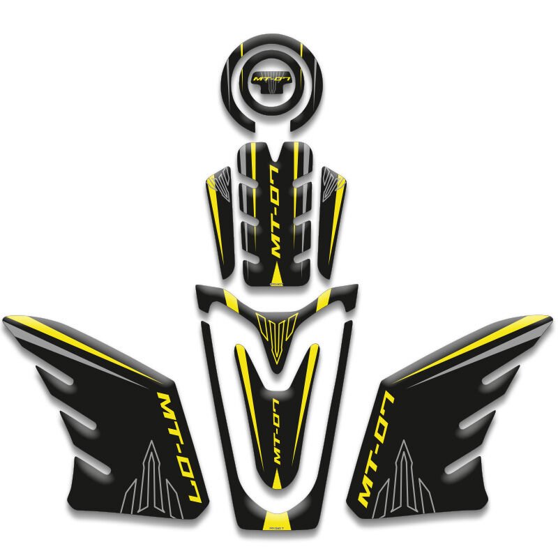 YAMAHA MT 07 UYUMLU TANK PAD SET (2021-2024)