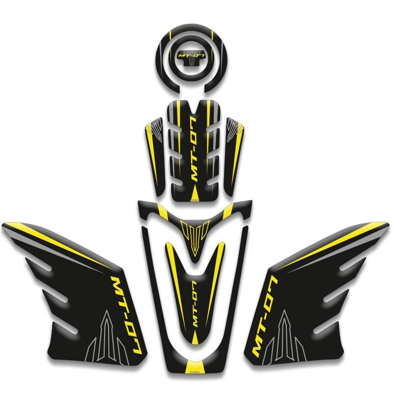 YAMAHA MT 07 UYUMLU TANK PAD SET (2021-2024)