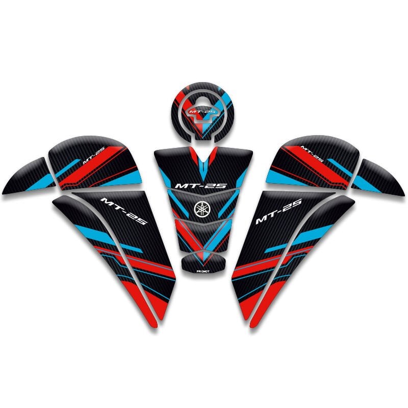 YAMAHA MT 25 UYUMLU TANK PAD SET (2020-2024)