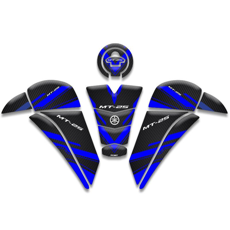 YAMAHA MT 25 UYUMLU TANK PAD SET (2020-2024)