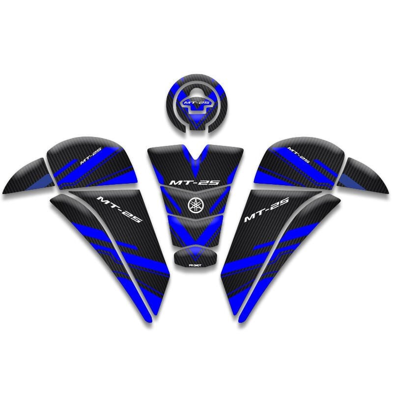 YAMAHA MT 25 UYUMLU TANK PAD SET (2020-2024)