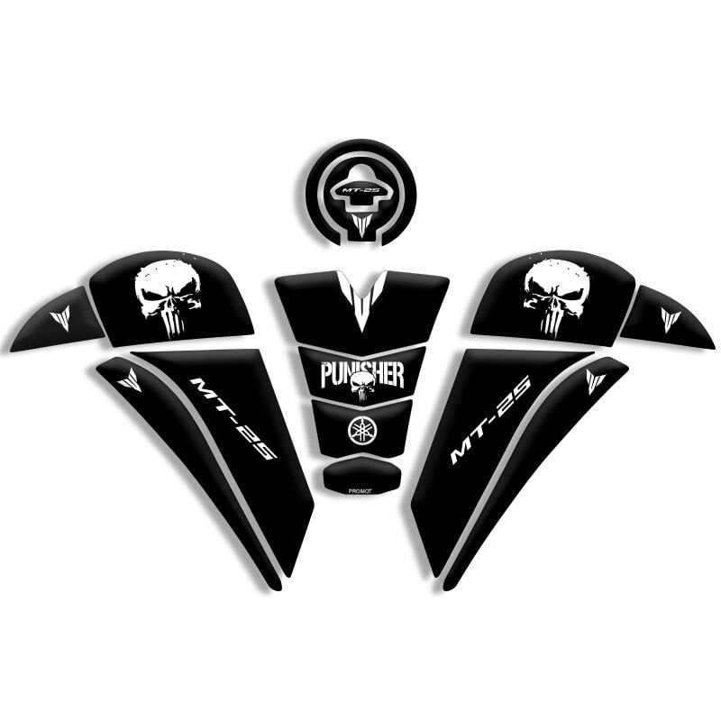 YAMAHA MT 25 UYUMLU TANK PAD SET (2020-2024)
