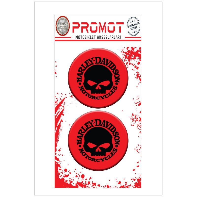 HARLEY DAVIDSON UYUMLU DAMLA LOGO STİCKER