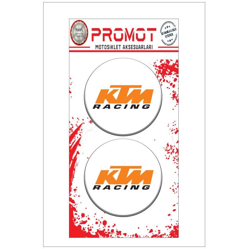 KTM TASARIM DAMLA LOGO STİCKER
