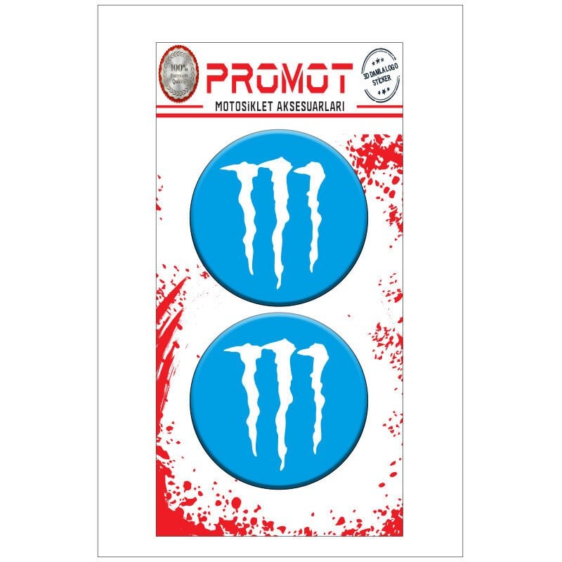 MONSTER TASARIM DAMLA LOGO STİCKER