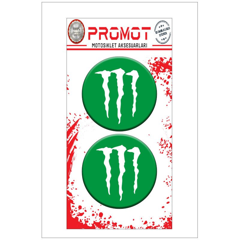 MONSTER TASARIM DAMLA LOGO STİCKER