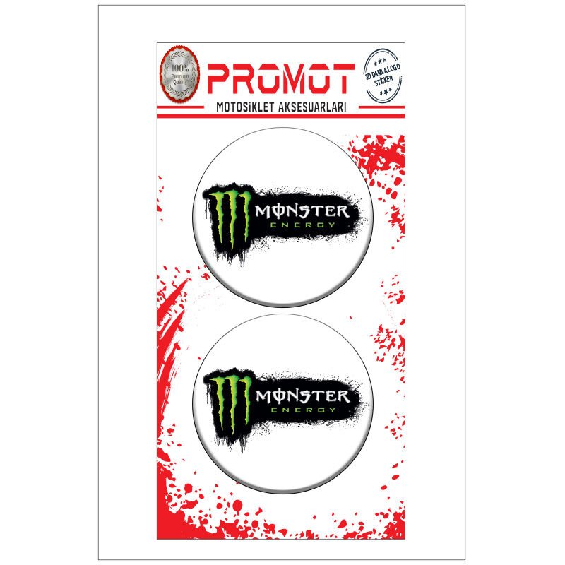 MONSTER TASARIM DAMLA LOGO STİCKER