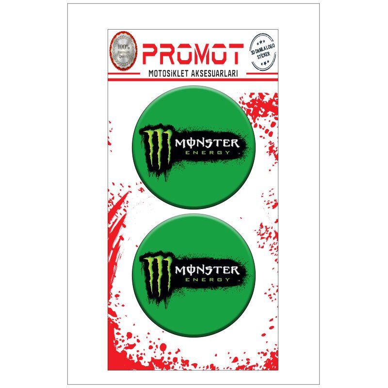 MONSTER TASARIM DAMLA LOGO STİCKER