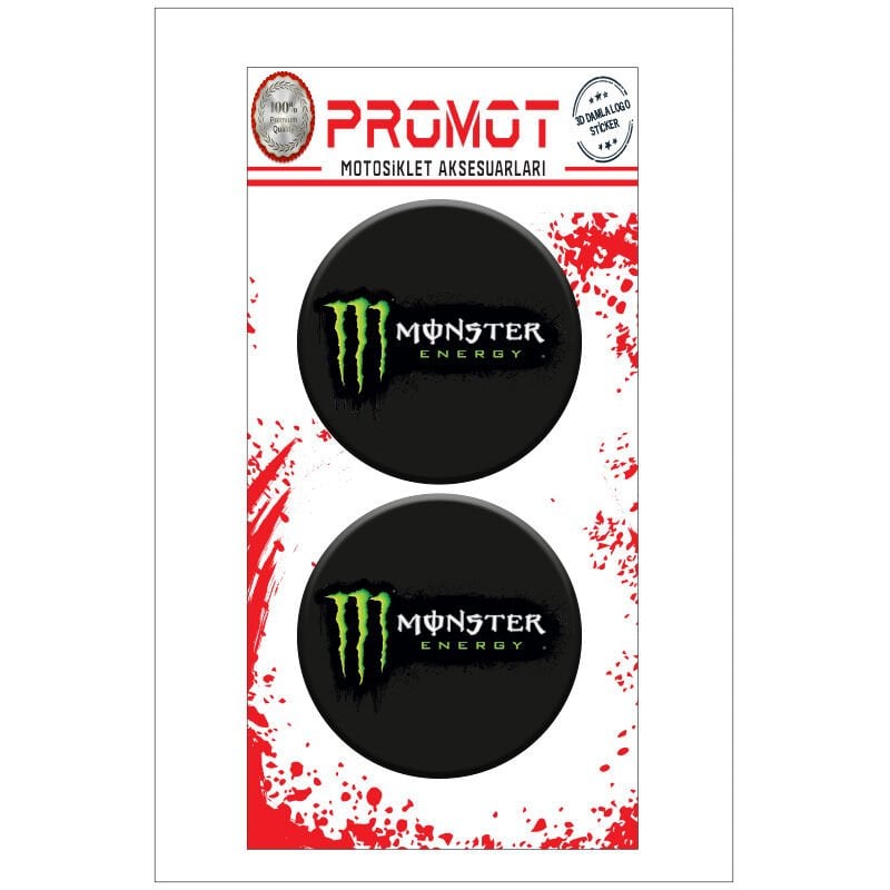 MONSTER TASARIM DAMLA LOGO STİCKER