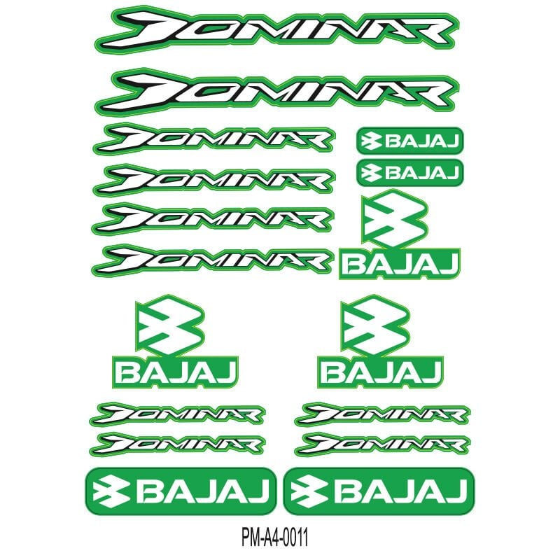 DOMİNAR UYUMLU A4 ÇOKLU STİCKER SETİ