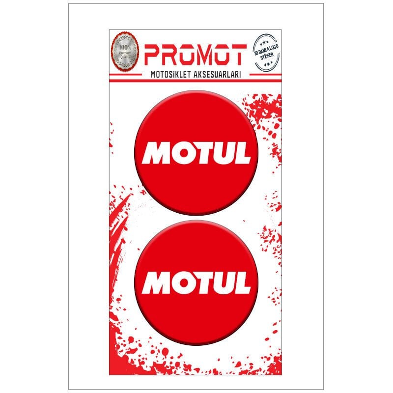 MOTUL TASARIM DAMLA LOGO STİCKER