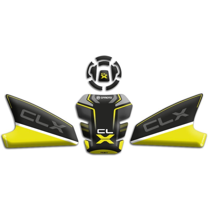 CFMOTO CL-X 250 TANK PAD SET SİYAH-SARI