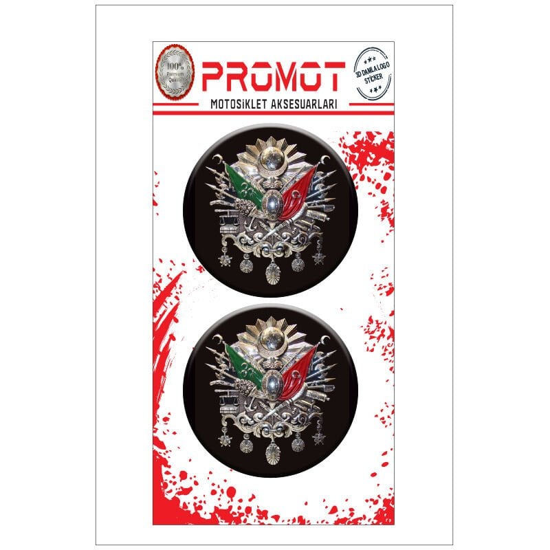 OSMANLI TUĞRA TASARIM DAMLA LOGO STİCKER