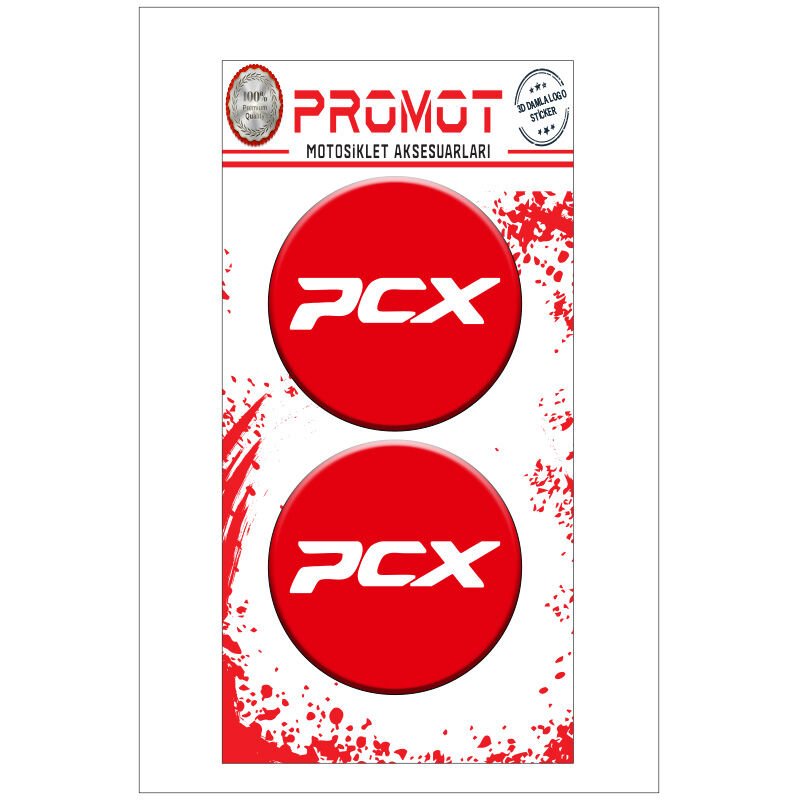 PCX UYUMLU DAMLA LOGO STİCKER