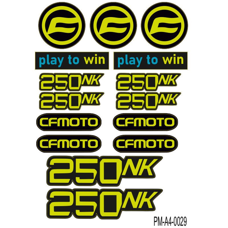 250 NK UYUMLU A4 ÇOKLU STİCKER SETİ