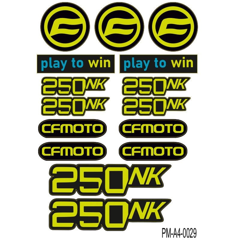 250 NK UYUMLU A4 ÇOKLU STİCKER SETİ