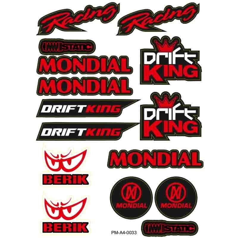 MONDİAL UYUMLU A4 ÇOKLU STİCKER SETİ