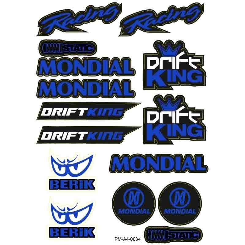 MONDİAL UYUMLU A4 ÇOKLU STİCKER SETİ
