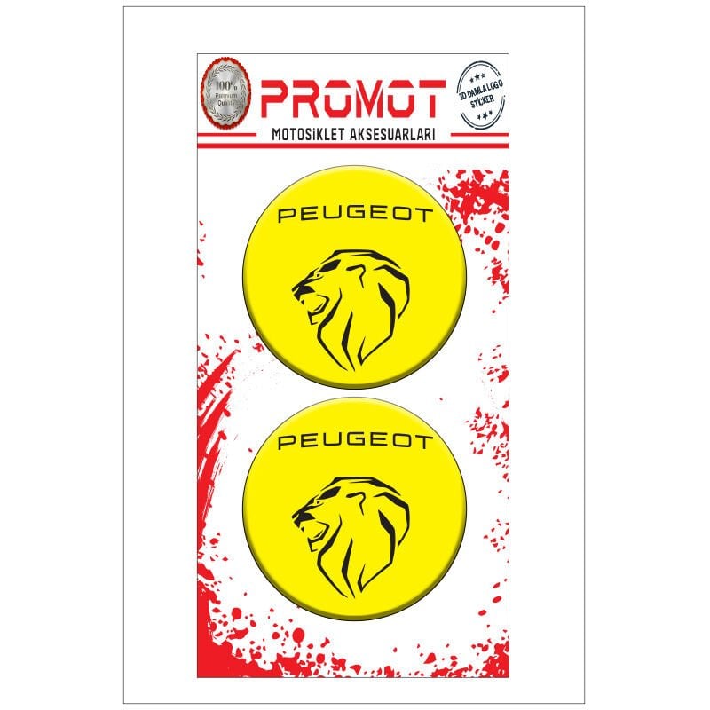 PEUGEOT UYUMLU DAMLA LOGO STİCKER