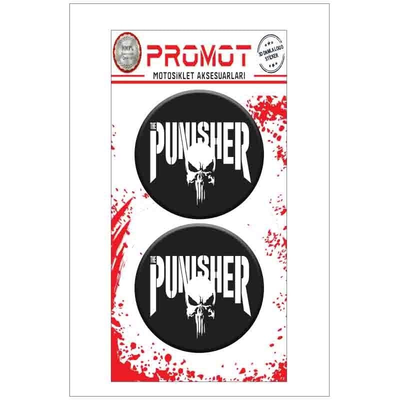 PUNISHER TASARIM DAMLA LOGO STİCKER