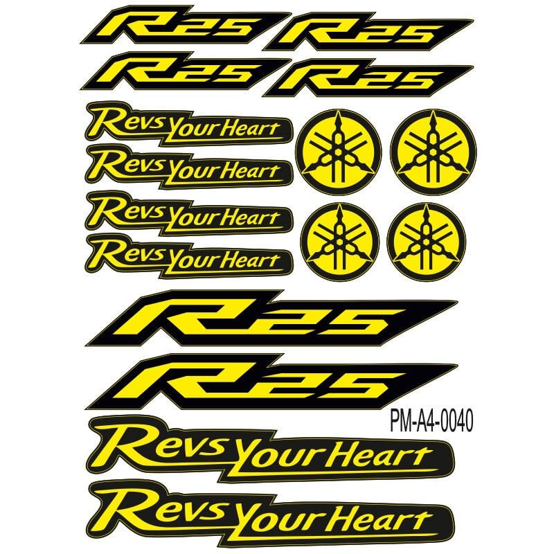 R25 UYUMLU A4 ÇOKLU STİCKER SETİ