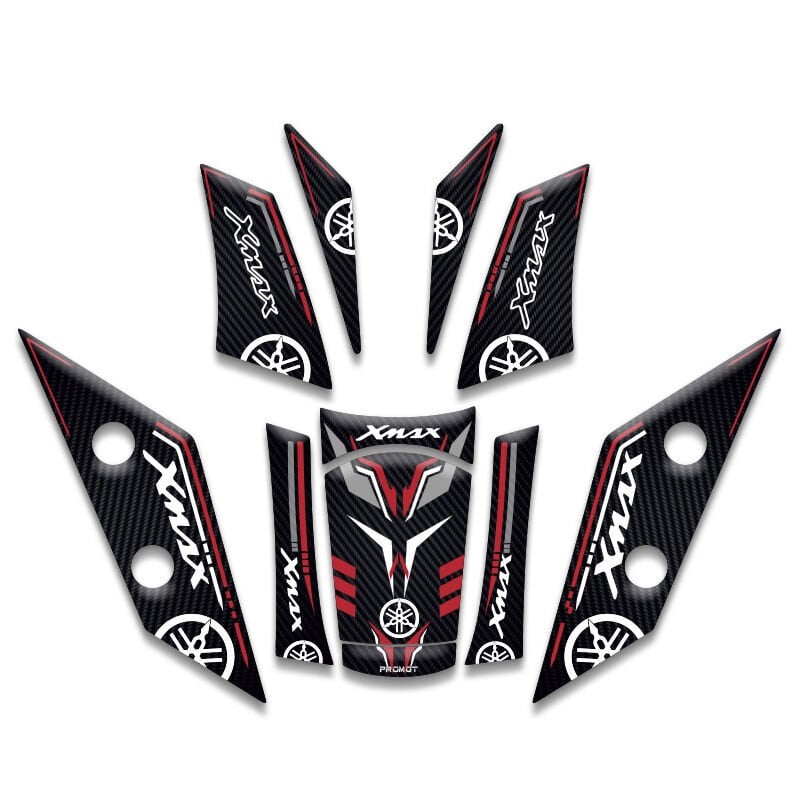 YAMAHA XMAX UYUMLU TANK PAD FULL SET (2018-2022)