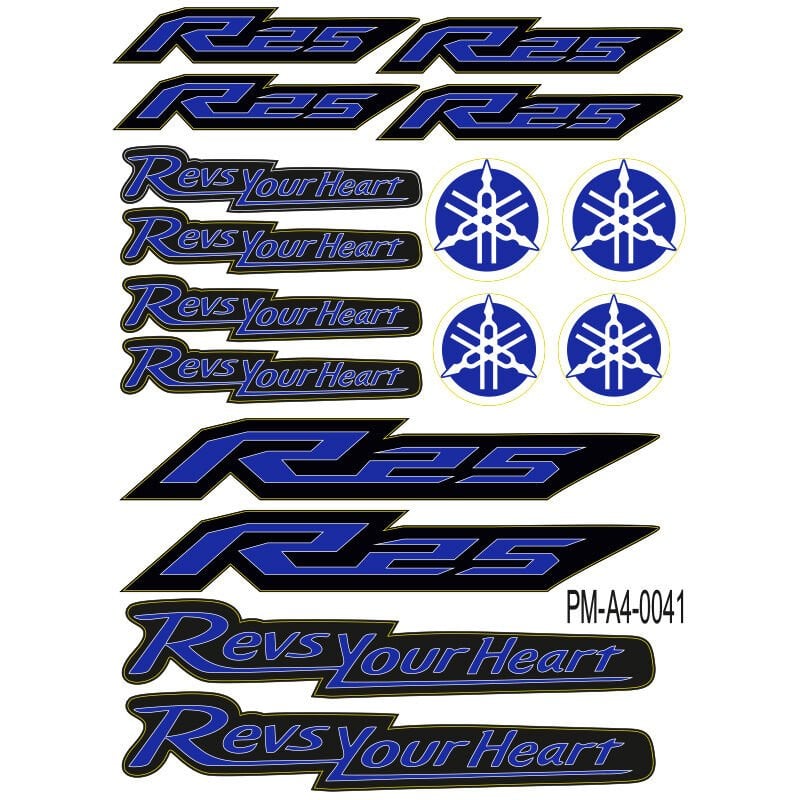 R25 UYUMLU A4 ÇOKLU STİCKER SETİ