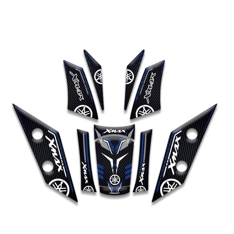 YAMAHA XMAX UYUMLU TANK PAD FULL SET (2018-2022)