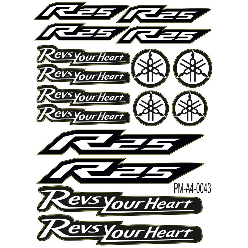 R25 UYUMLU A4 ÇOKLU STİCKER SETİ