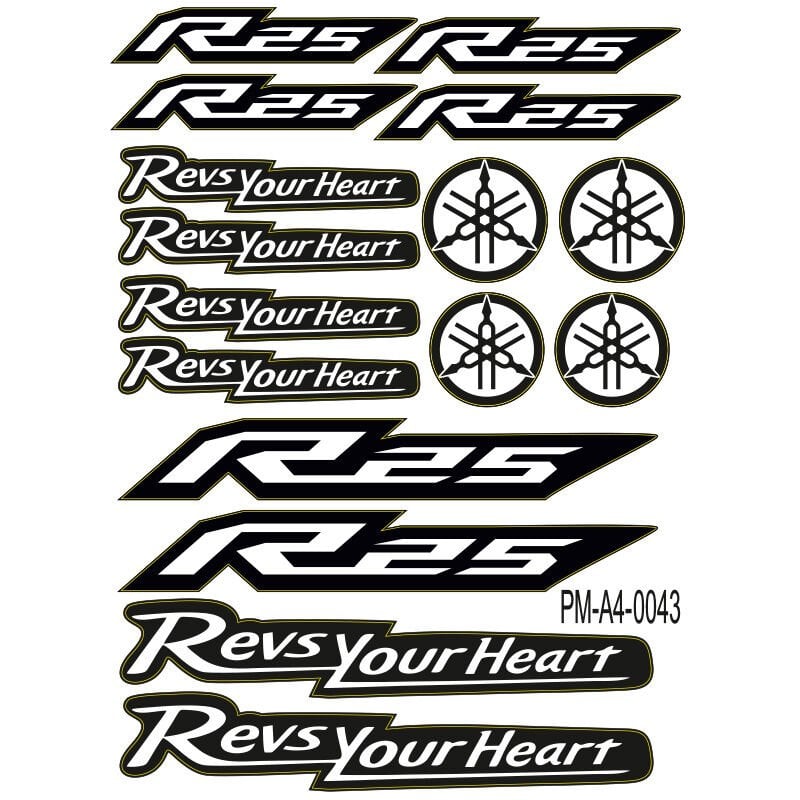 R25 UYUMLU A4 ÇOKLU STİCKER SETİ